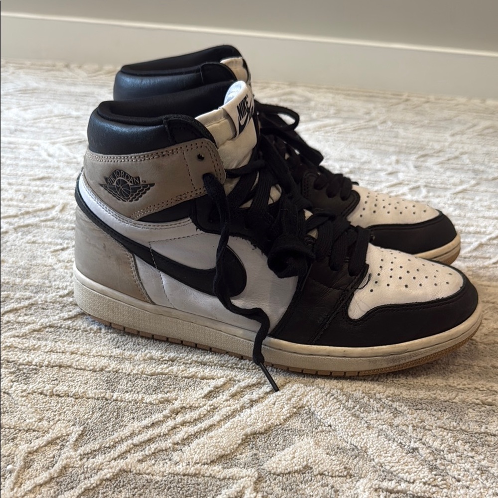 Nike Black and White High-Top Sneakers